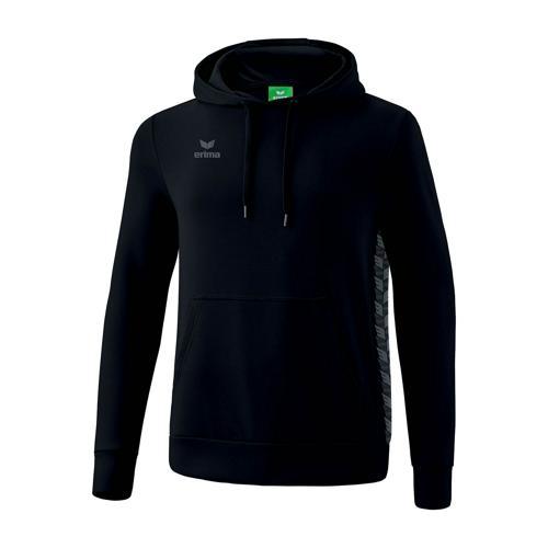 SWEAT À CAPUCHE HOMME - ERIMA - ESSENTIAL TEAM NOIR/GREY