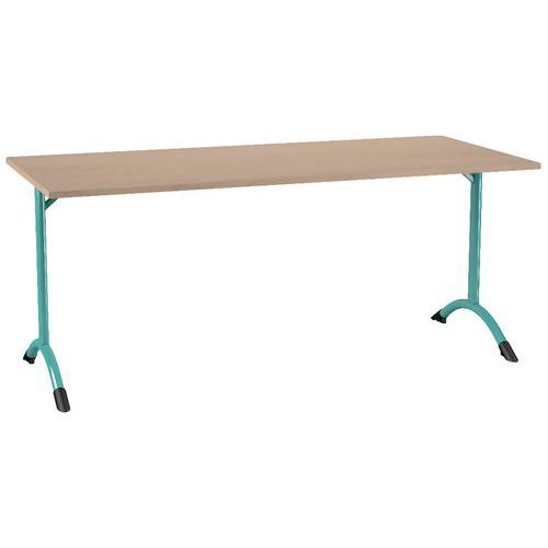 TABLE SARA 180 X 80 CM FIXE T6 STRAT DL ÉRABLE LAGON 6027 - MOBIDECOR