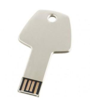 USB KEY 4 GB - ARGENTÉ - CLÉS USB PUBLICITAIRES PERSONNALISÉES