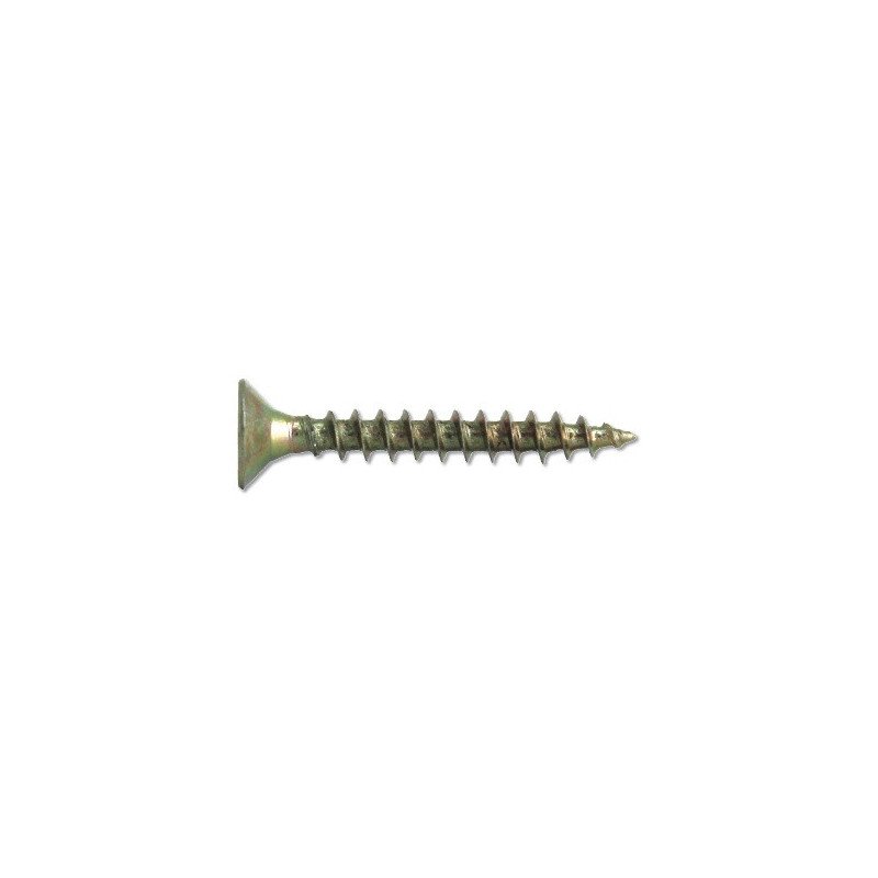 VIS À BOIS AGGLOMÉRÉS TÊTE FRAISÉE POZIDRIVE ACIER ZINGUÉ 4X25 BOÎTE DE 500 - ULTIMA - 10140025