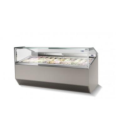 Vitrine à crèmes glacées froid ventilé pour chr, traiteurs, boulangeries, pâtisseries, marchands de glace et snacks -  supercapri isa_0