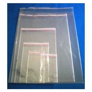 1000 SACHETS  À FERMETURE ADHÉSIVE - 35 MICRONS - 8 X 14 CM