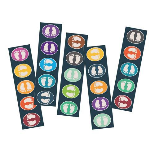 5 TAPIS DE JEU DE PIEDS - ACHOKA