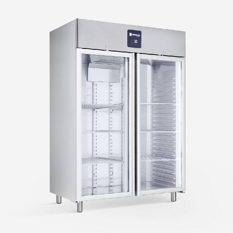 Armoire réfrigérée Positif 2 Portes vitrées -2/+8°c gamme exPress -... - PEX 1400 P TN Pv_0