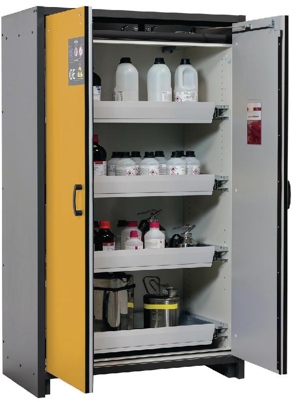 ARMOIRE SÉCURITÉ Q-CLASSIC-30 Q30.195.116 GRIS/JAUNE - MANUTAN COLLECTIVITÉS