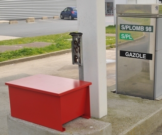 Bac à sel ou sable en acier - 100 litres - Multi-usages - Réf COF100AR_0