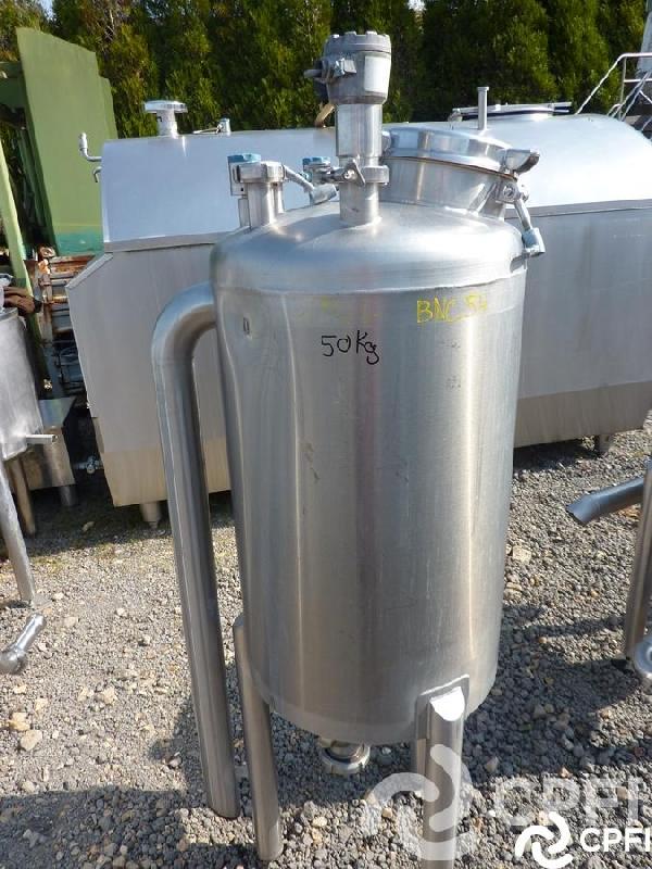 Bac de lancement fermé 150L - BNC054 - 3 pieds, 3 piquages sonde_0