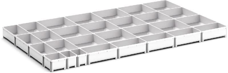 BACS RANGEMENT CUBIO EKK0675 29 COMPARTIMENTS - BOTT - MANUTAN COLLECTIVITÉS