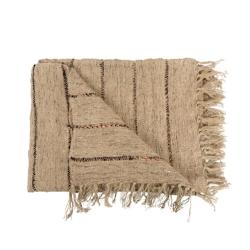 Bazar Bizar - S'il Vous Plaid - Beige Noir - noir textile INIE002BeB_0