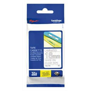 Brother ruban de transfert thermique pour P-Touch laminé blanc/transparents 18mm x 8m - TZE145_0