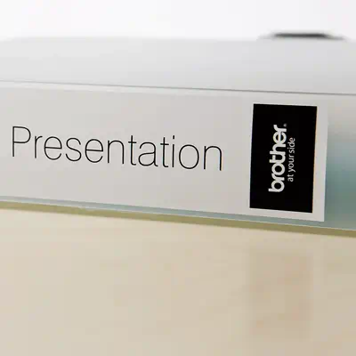 Brother DK-22225 ruban d'étiquette Noir sur blanc_0