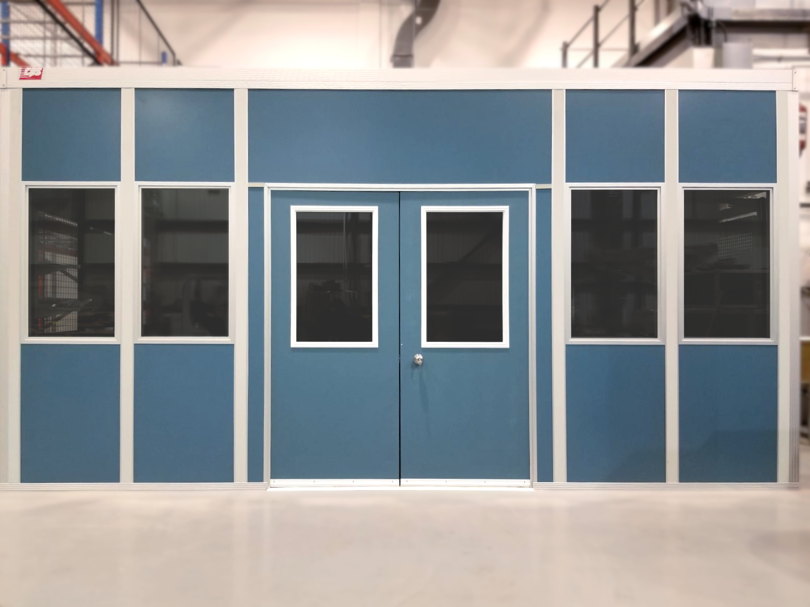 Bureau modulaire - Système standard - Protection contre le bruit, la poussière, la chaleur et le froid - ModTech_0
