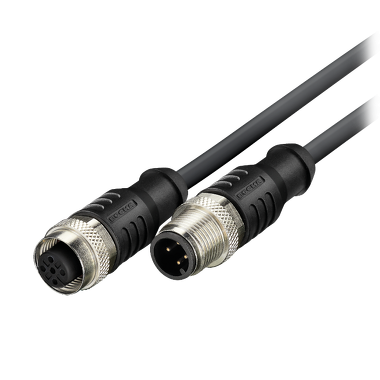 Câble préconfectionné-  M12 Connecteur avec câble ,  mit Edelstahl Überwurf_0