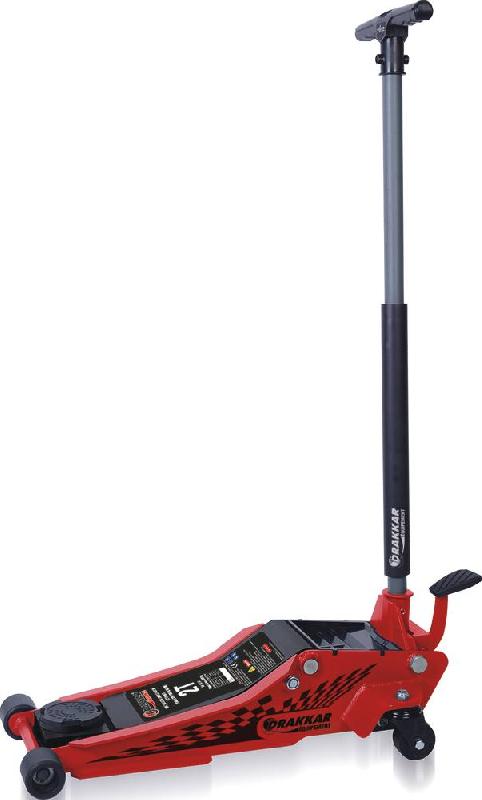 DRAKKAR-EQUIPEMENT - Cric rouleur 2T extra bas, double piston, longueur 786mm avec pédale et montée rapide - Réf. 52524_0