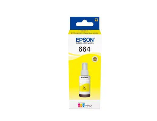 Epson 664 Ecotank Yellow ink bottle_0