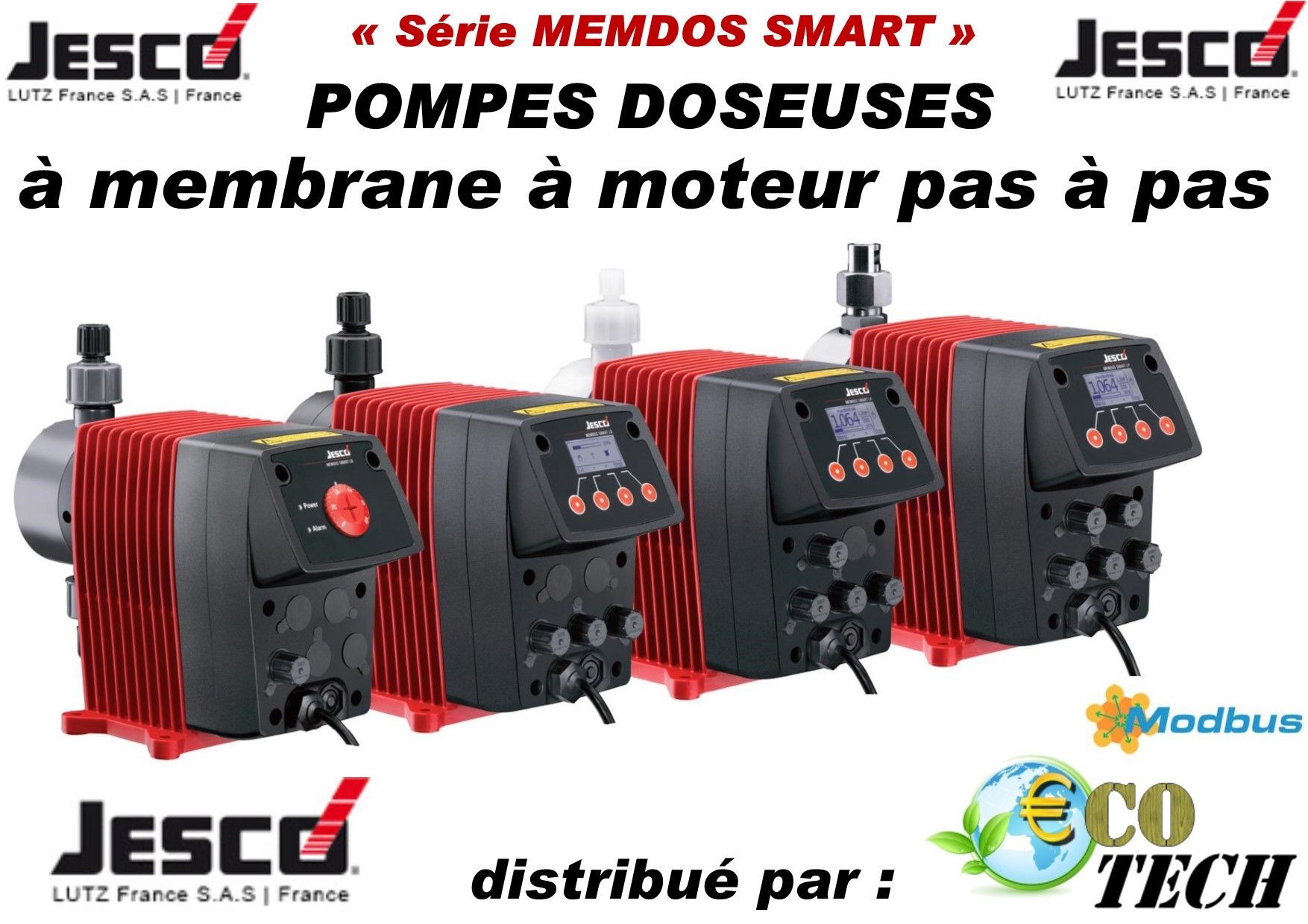Jesco série MEMDOS SMART - Pompes doseuses à membrane avec moteur pas à pas pour dosage précis_0