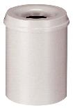 POUBELLE ANTI-FEU 50L GRIS - MANUTAN COLLECTIVITÉS