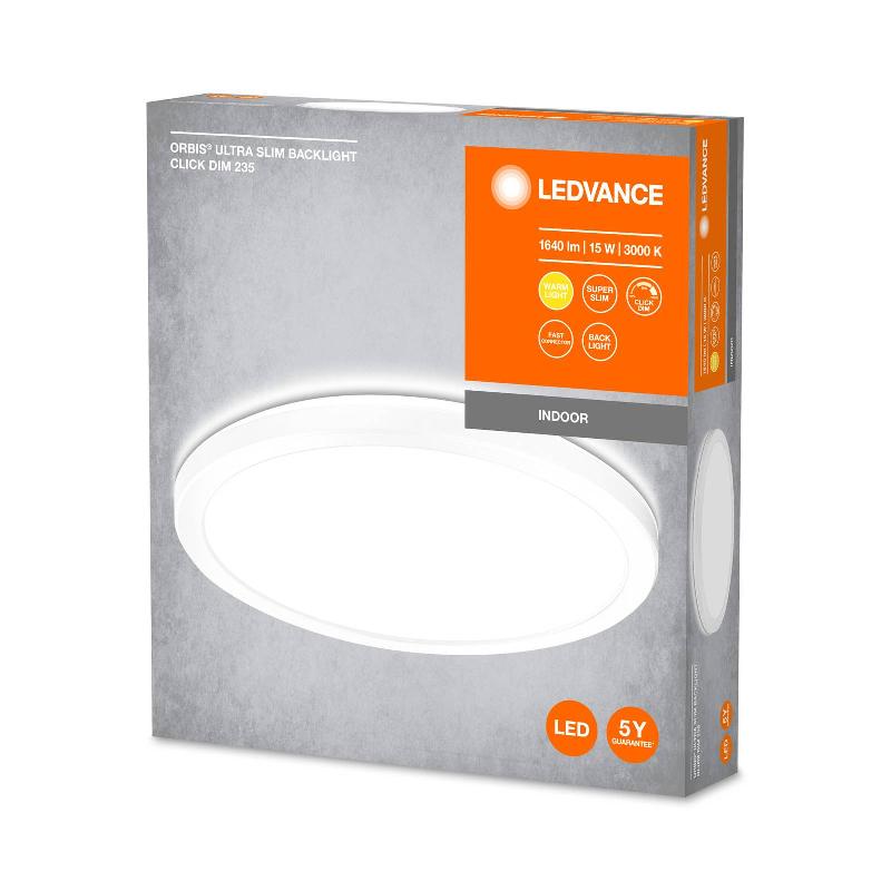 LEDVANCE ORBIS ULTRA SLIM, BLANC, Ø 23,5 CM