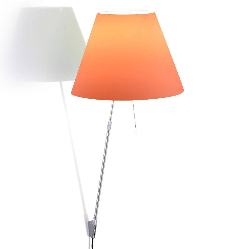 LUCEPLAN COSTANZA APPLIQUE D13A, ALU/POUDRÉE