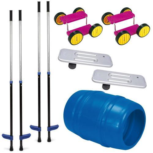 PACK ÉCO ÉQUILIBRE JUNIOR AVEC ÉCHASSES EN ACIER