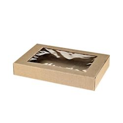 Packnwood FHC - 25Pcs - Etui à fenêtre pour insert - 292x453x72mm - marron en carton 210TRAYBOX_0