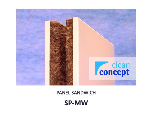 Panneau sandwich de laboratoire - pour salles blanches avec parois mobiles de 60 mm d'épaisseur_0