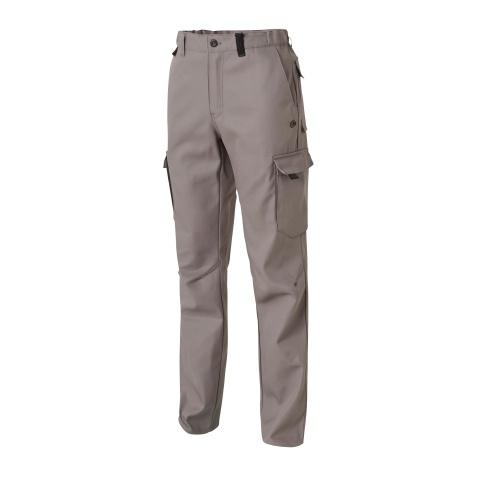 PANTALON DE TRAVAIL - MULTI-POCHES CONFORT - POLYESTER COTON 36 GRIS