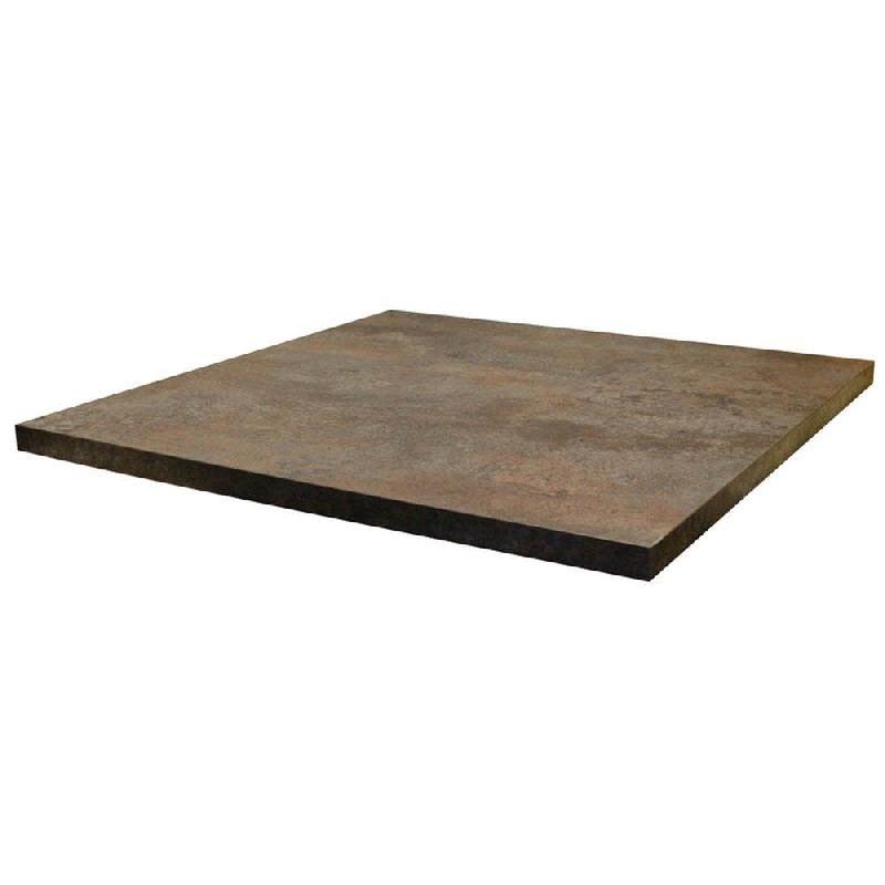 Plateau carré de table d'intérieur Tavola 70x70cm stratifié caldéra_0
