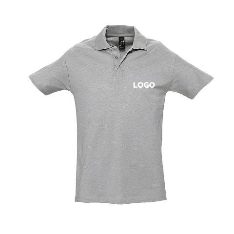 POLO MIXTE MANCHES COURTES PUBLICITAIRE SOL'S GRIS