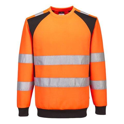 PORTWEST CD805 SWEAT HV ÉCO-CONÇU WX2 ORANGE/NOIR - TAILLE 5XL