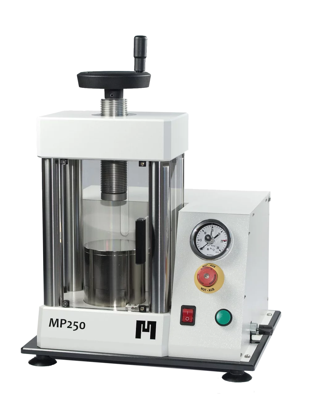 Presse de laboratoire pour Infra-rouge (IR), Fluorescence X (XRF) ou Diffraction X (DRX ou XRD)_0