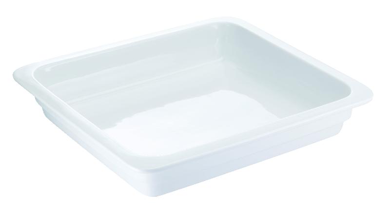 RÉCIPIENT GN 1/2 CELLANA EN PORCELAINE, 20 MM, ENVIRON 0,50 L
