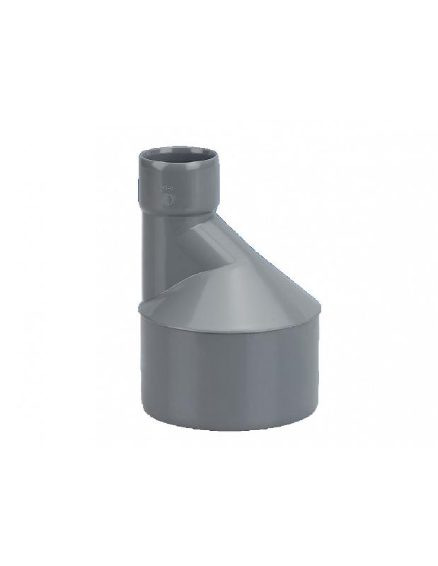 RÉDUCTION EXTÉRIEURE EXCENTRÉE PVC MÂLE-FEMELLE Ø100/80 - WAVIN - 3025885
