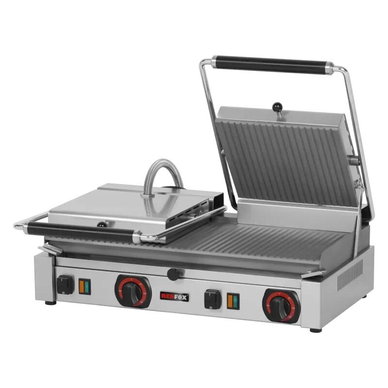 RM GASTRO Gril de contact électrique nervuré 57x24 400 V REDFOX - PD 2020 R - REDFOX - 0615402177313_0