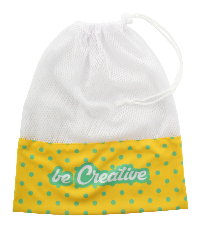 Sac à provisions personnalisé - polyester sur mesure avec maille et fermeture par cordon_0