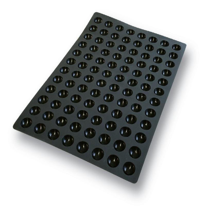 Schneider - Moule en silicone, demi-sphère mini - noir silicone 115338_0