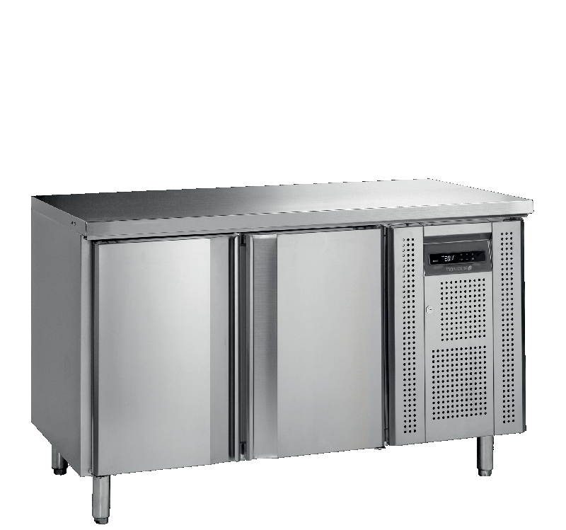 Snack Refroidisseur de comptoir TEFCOLD SK6210 - inox SS304 - Température -2 à +10°C - 2 portes à fermeture automatique_0