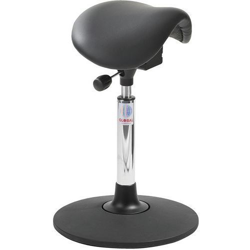 SIÈGE MINI SWAY EASY SEAT - IMITATION CUIR - BAS - NOIR - GLOBAL PROFESSIONAL SEATING