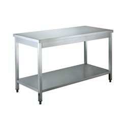 Table Inox avec Sous Tablette 1400 x 700mm - GDATS-147 - GDATS-147_0