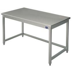 Mastro Table Inox de Travail sans Etagère et sans Dosseret Gamme 700 mm - Virtus - l- L70- P70- h85- - 0698142479138_0