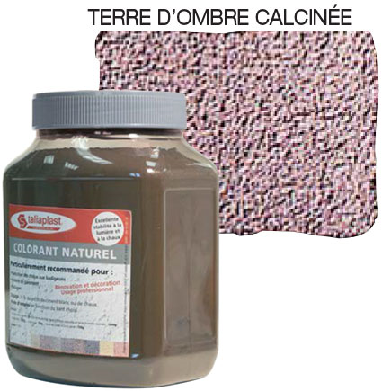 TALIAPLAST COLORANT NATUREL TERRE D'OMBRE CALCINÉE POT 1 KG (401713)