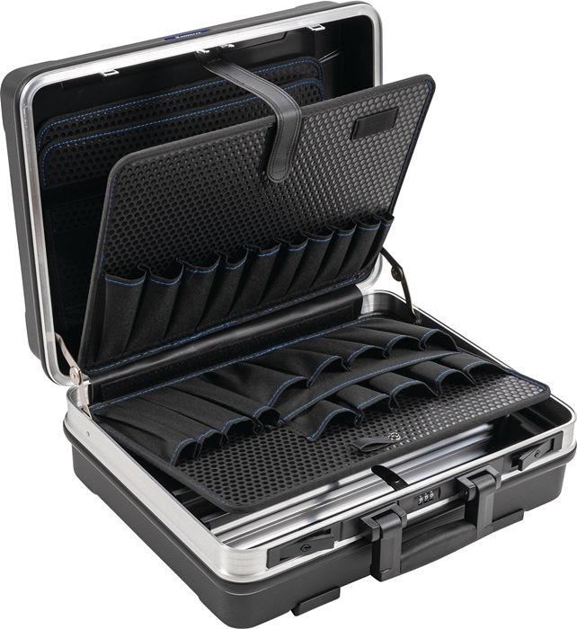 Valise rigide L500xP200xH420mm avec trousses à  outils 28,1 l plastique ABS monture en aluminium PROMAT_0