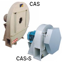 Ventilateur centrifuge industriel CAS-1080-2T-40 - 30 kW, 5400 m³/h, turbine en acier galvanisé_0
