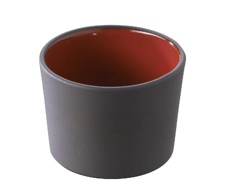 POT À TAPAS ROND ROUGE PORCELAINE Ø 8 CM SOLID REVOL