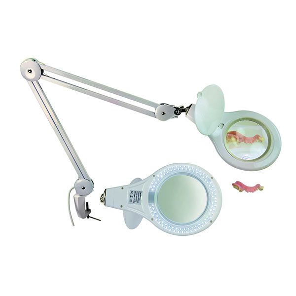 100287 - Loupe binoculaire Mestra - lentille en verre transparente, 90 LED, bras ajustable_0