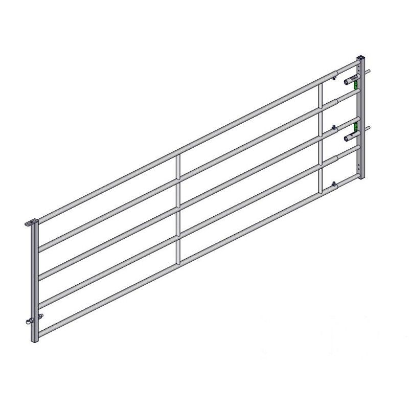 Barrière d'herbage autolock 4-5 mètres pour chevaux et petit bétail - jourdain_0