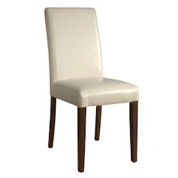 Bolero Chaises en Simili Cuir Crème   Lot de 2 - beige GH444_0