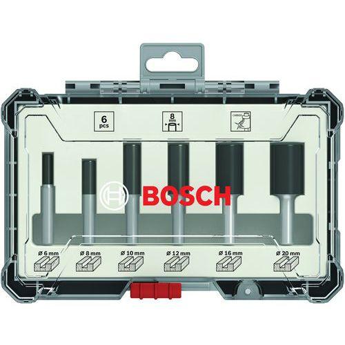 BOSCH 1 COFFRET DE 6 FRAISES DROITES 6MM