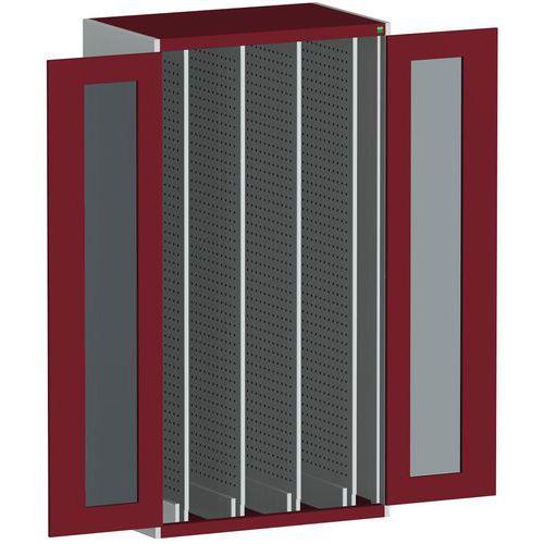 BOTT 1 ARMOIRE A PANNEAUX EXTRACTIBLES ET PORTES VITRÉES - BOTT