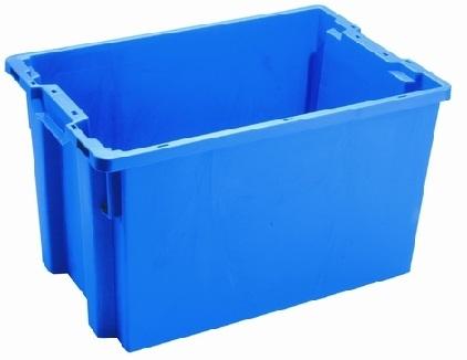 Caisse gerbable 66 litres - 600x400x350 mm - Polypropylène copolymère - Série 2000_0